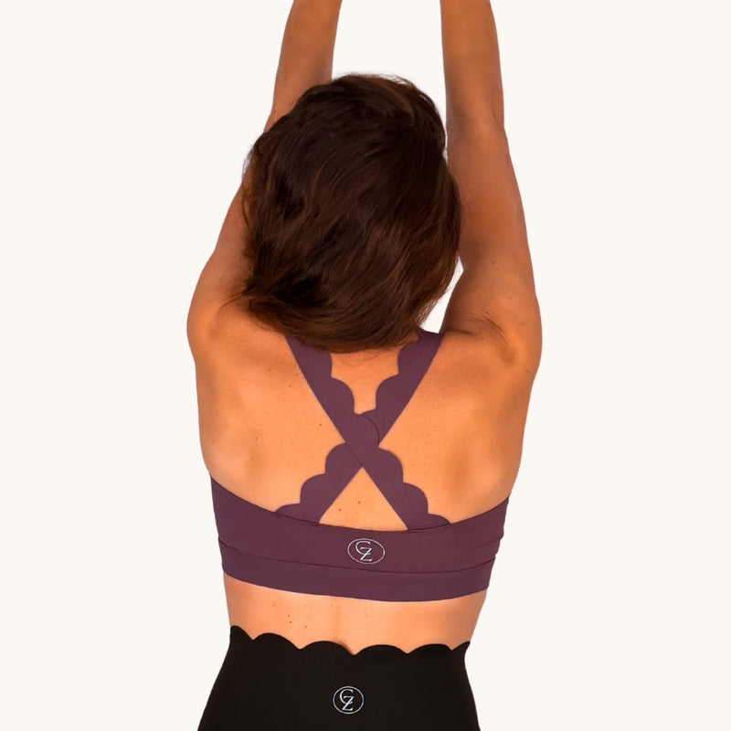 Brassière Pilates dos croisé