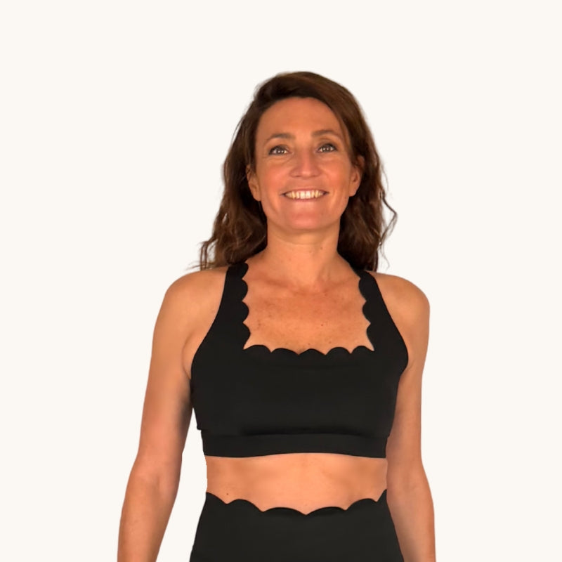 Brassière Pilates dos croisé