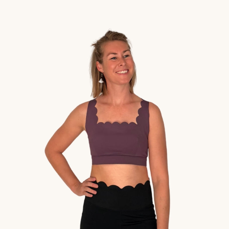 Brassière Pilates dos croisé