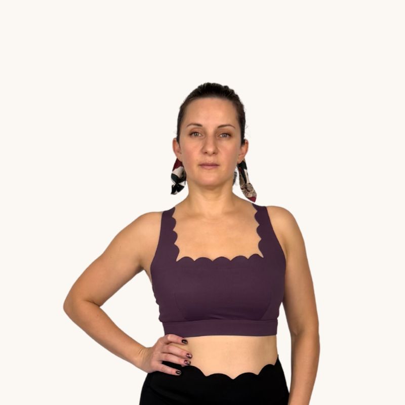Brassière Pilates dos croisé