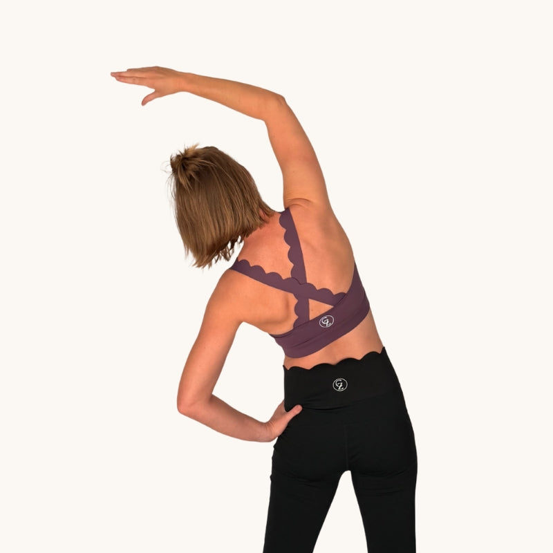 Brassière Pilates dos croisé
